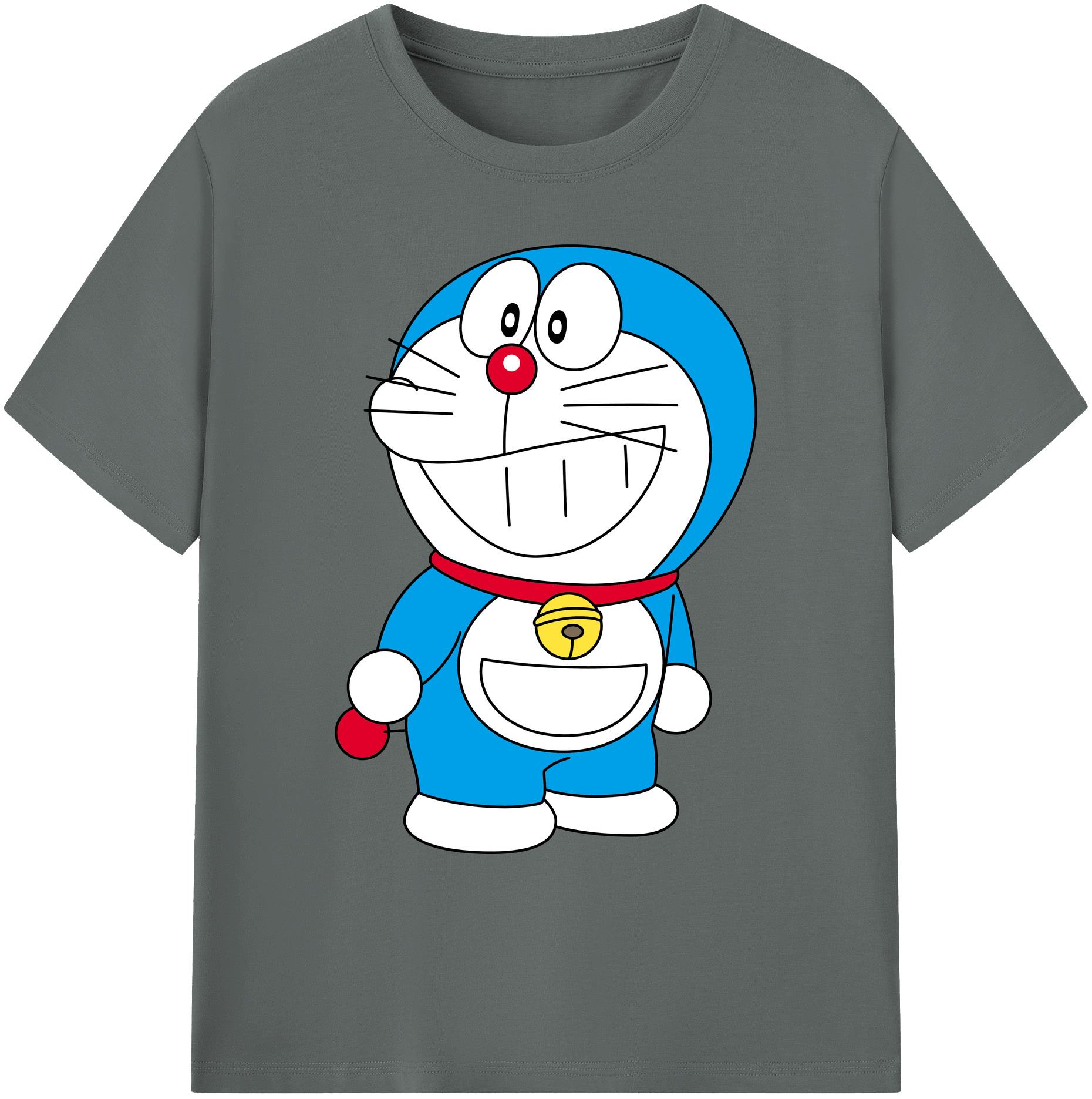 （画像用） ドラえもん Doraemon 綿100％ メンズ半袖Tシャツ｜肌触りやわらか＆通気性